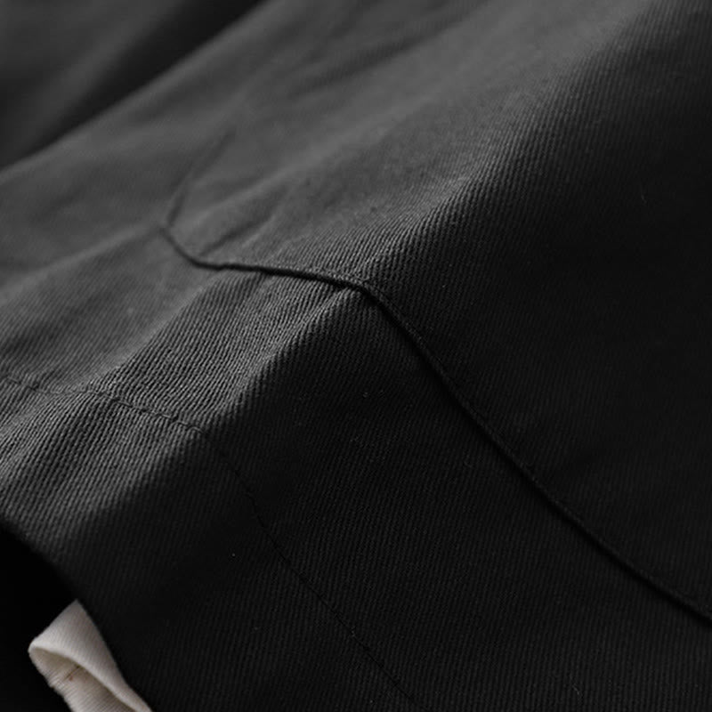 Veste en coton à manches longues et poches pour femme, motif Buddha Stones, couleur unie - image 13