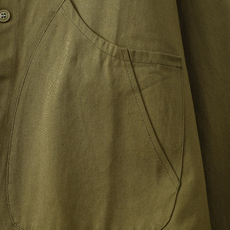 Veste en coton à manches longues et poches pour femme, motif Buddha Stones, couleur unie - image 20