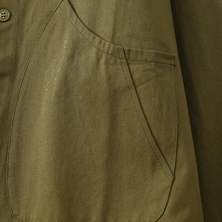 Veste en coton à manches longues et poches pour femme, motif Buddha Stones, couleur unie - image 20