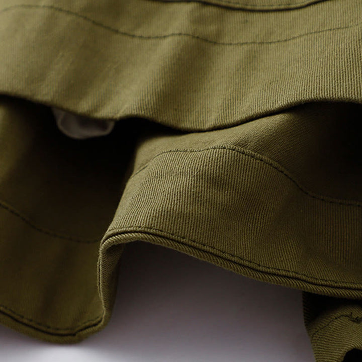 Veste en coton à manches longues et poches pour femme, motif Buddha Stones, couleur unie - image 21