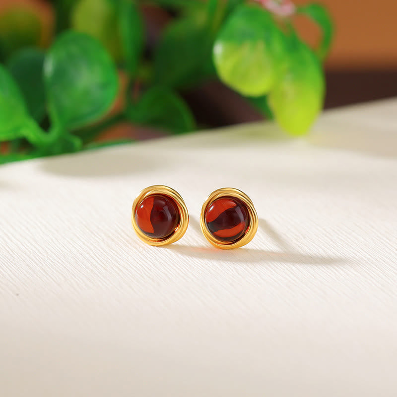 Boucles d'oreilles porte-bonheur en argent sterling 925 avec Buddha Stones , jade, agate et ambre  - image 16