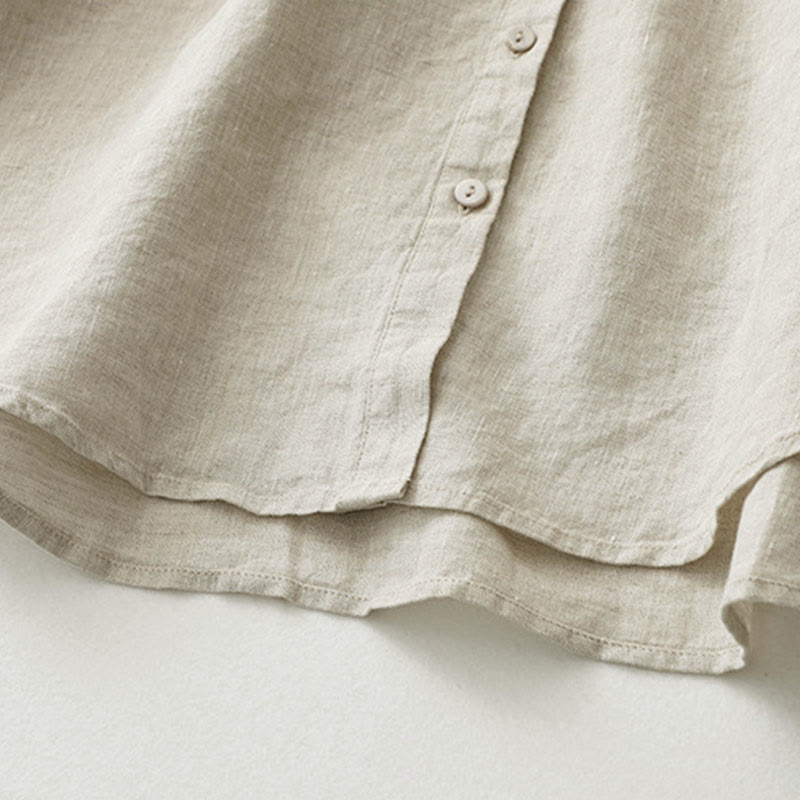 Chemise boutonnée à manches trois-quarts et motif Buddha Stones - image 8