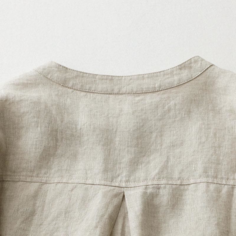 Chemise boutonnée à manches trois-quarts et motif Buddha Stones - image 4