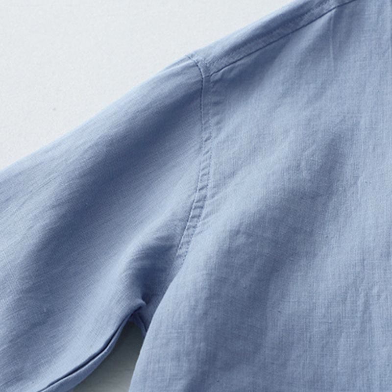 Chemise boutonnée à manches trois-quarts et motif Buddha Stones - image 24