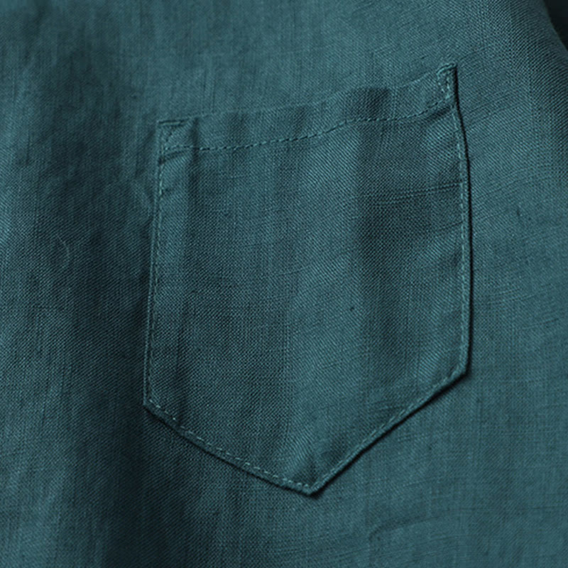 Chemise boutonnée à manches trois-quarts et motif Buddha Stones - image 18