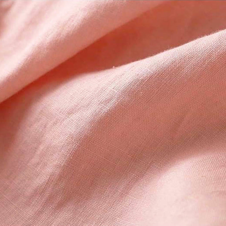 Chemise décontractée en coton à manches longues et col incliné avec broderies de Buddha Stones et fleurs pour femme - image 6