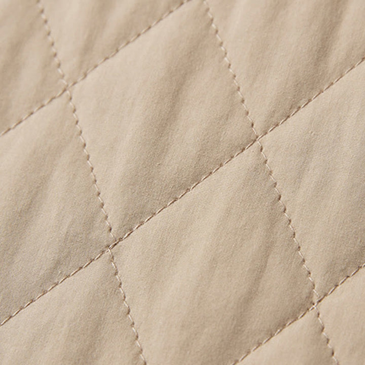 Pantalon sarouel en coton matelassé à motif losanges Buddha Stones pour femme, doublé polaire thermique, avec poches - image 14