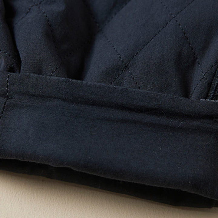 Pantalon harem thermique en coton pour femme, avec poches, motif matelassé en losanges et Buddha Stones - image 8