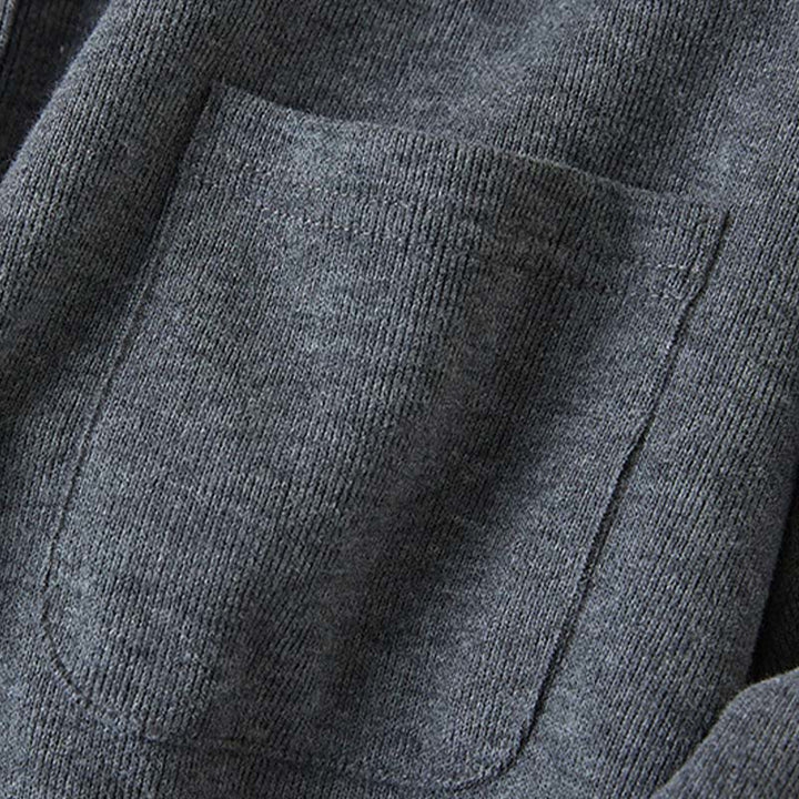 Veste à capuche en coton avec poches et boutons unis Buddha Stones pour femme - image 4