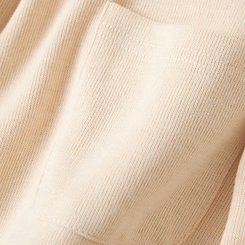 Veste à capuche en coton avec poches et boutons unis Buddha Stones pour femme - image 12