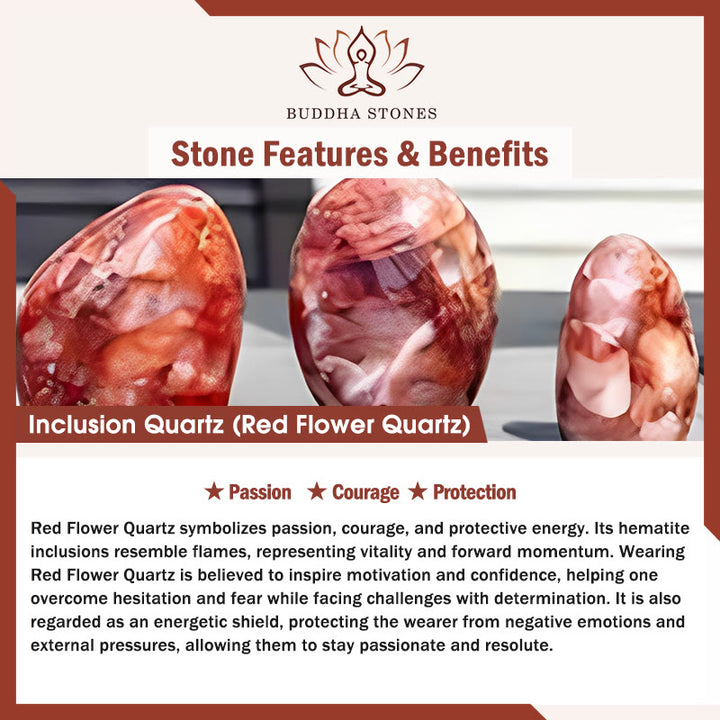 Buddha Stones en argent sterling 925 et tête de chat en quartz rouge naturel - image 5