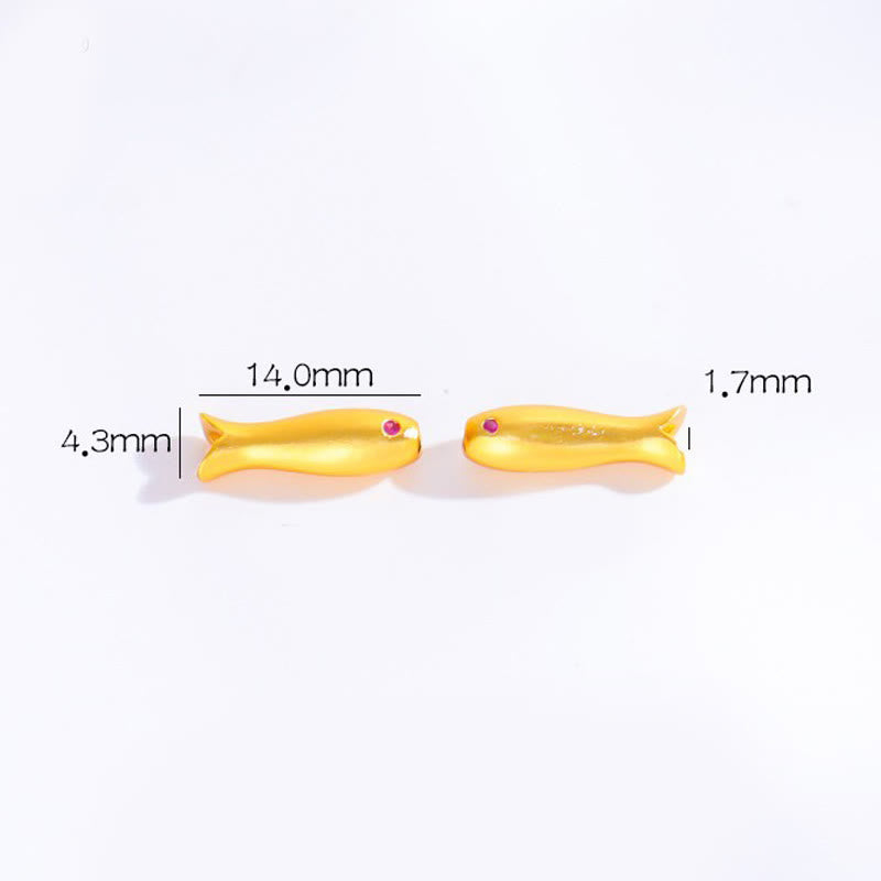 Bracelet porte-bonheur en corde et cuivre avec Buddha Stones et poisson koï - image 8