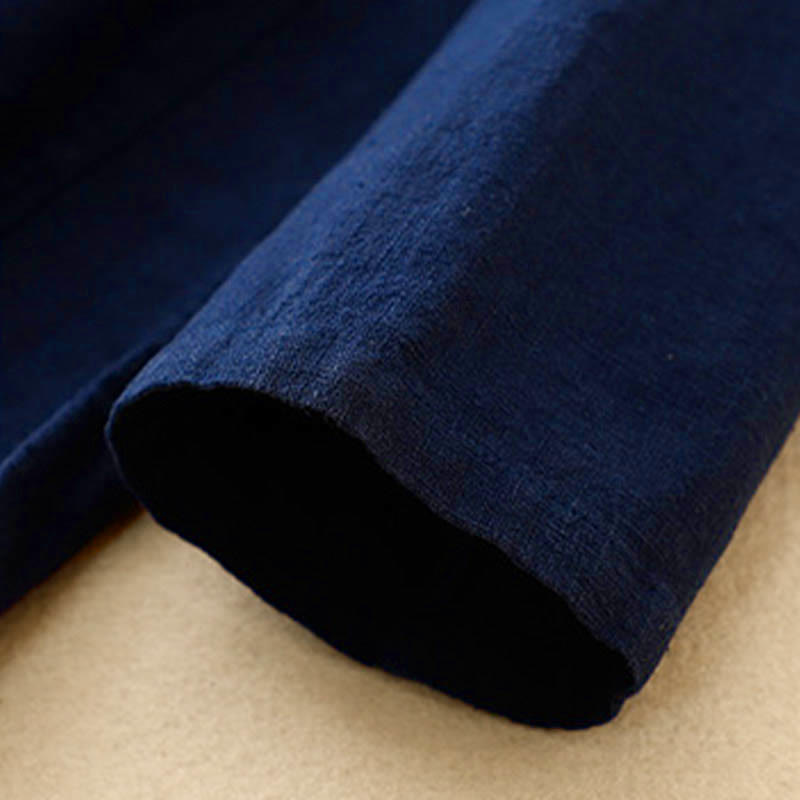 Vêtements décontractés en coton avec boutons et nœuds chinois , Buddha Stones , littéraires et artistiques - image 13