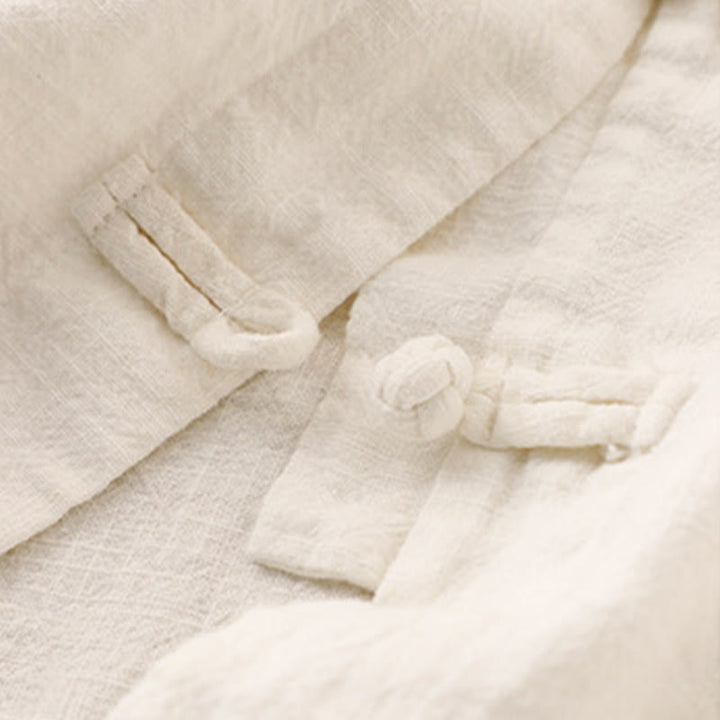 Vêtements décontractés en coton avec boutons et nœuds chinois , Buddha Stones , littéraires et artistiques - image 23