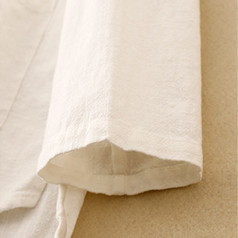 Vêtements décontractés en coton avec boutons et nœuds chinois , Buddha Stones , littéraires et artistiques - image 21