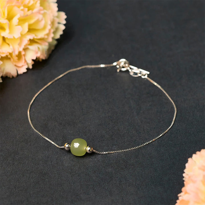 Bracelet chaîne en argent sterling 925 avec Buddha Stones - image 11