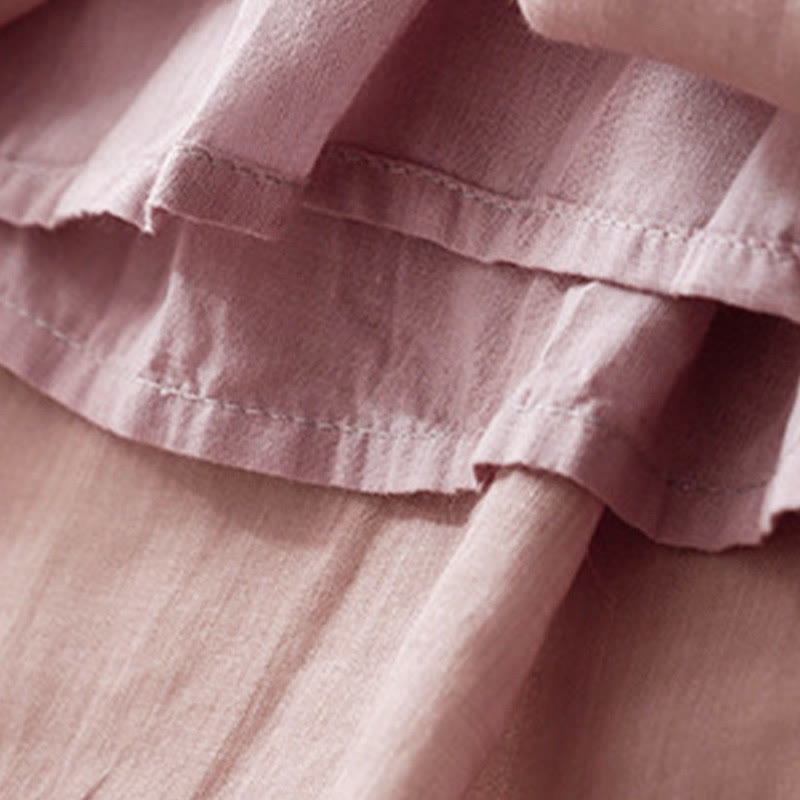 Pantalon large en coton avec cordon de serrage et poches pour femme Motif Buddha Stones - image 11