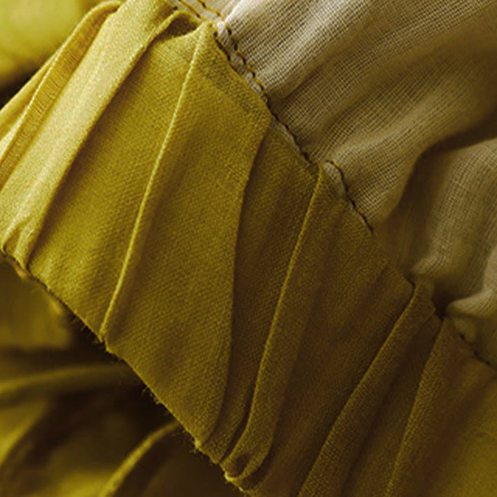 Pantalon large en coton avec cordon de serrage et poches pour femme Motif Buddha Stones - image 19