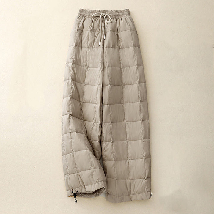 Pantalon d'hiver en coton avec cordon de serrage et poches pour femme Buddha Stones - Tanné - US8-10，UK/AU12-14，EU40-42 (2XL) - image 1