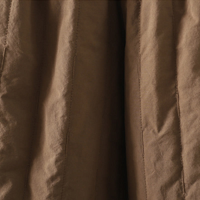 Pantalon sarouel en coton uni d'hiver Buddha Stones pour femme, longueur cheville, avec poches - image 20