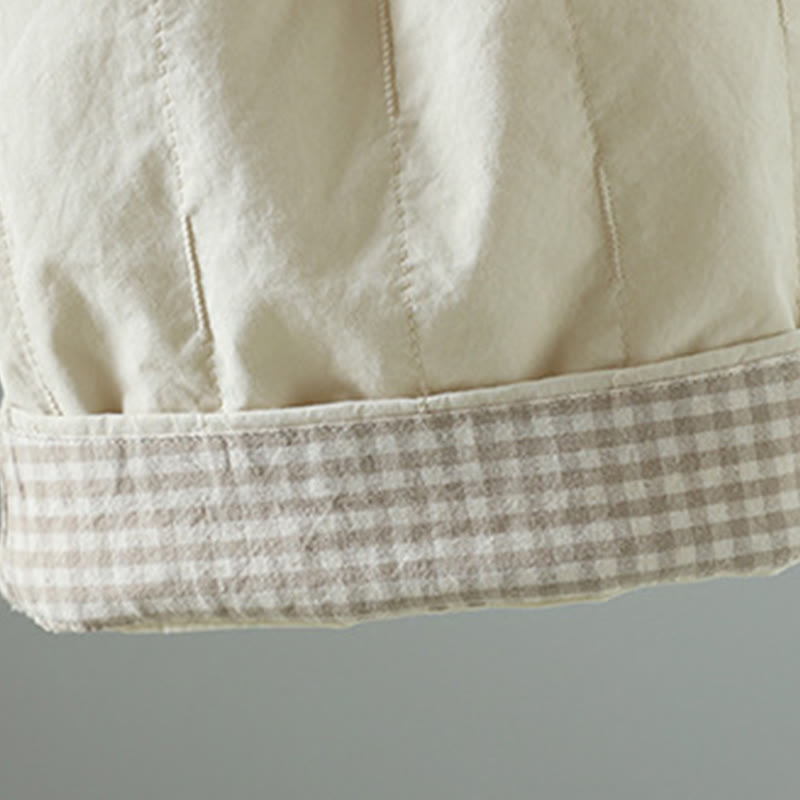 Pantalon sarouel en coton uni d'hiver Buddha Stones pour femme, longueur cheville, avec poches - image 16