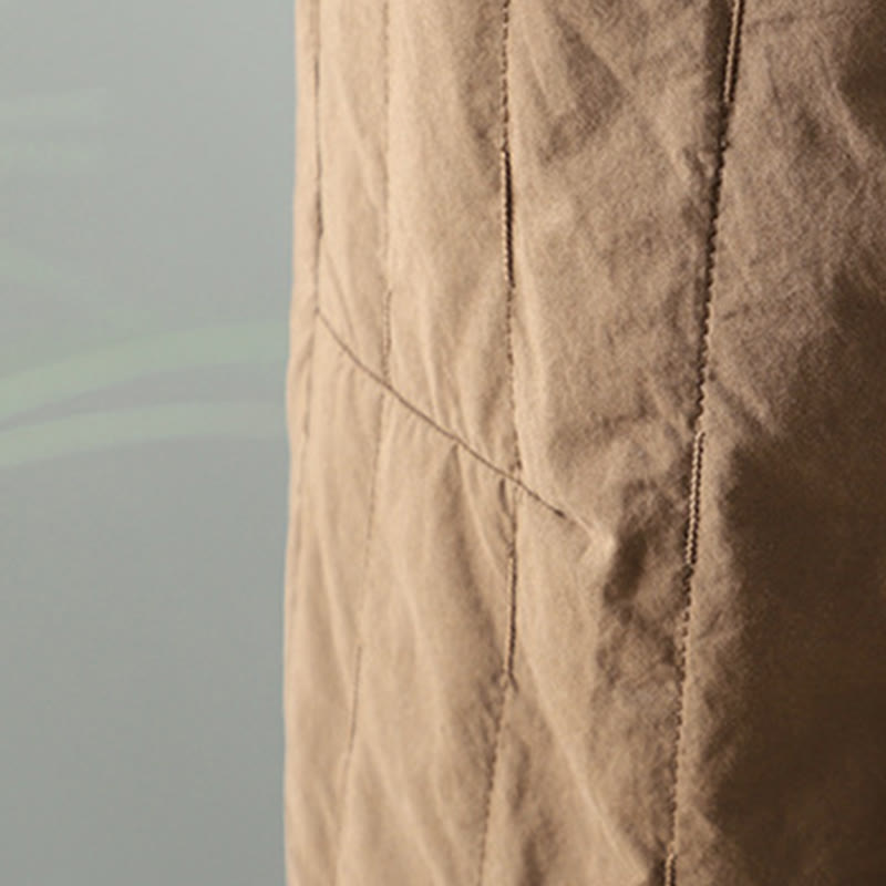 Pantalon sarouel en coton uni d'hiver Buddha Stones pour femme, longueur cheville, avec poches - image 21