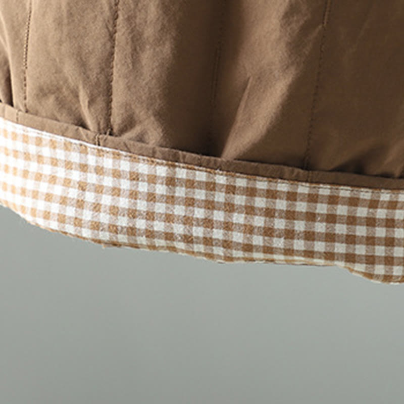 Pantalon sarouel en coton uni d'hiver Buddha Stones pour femme, longueur cheville, avec poches - image 22