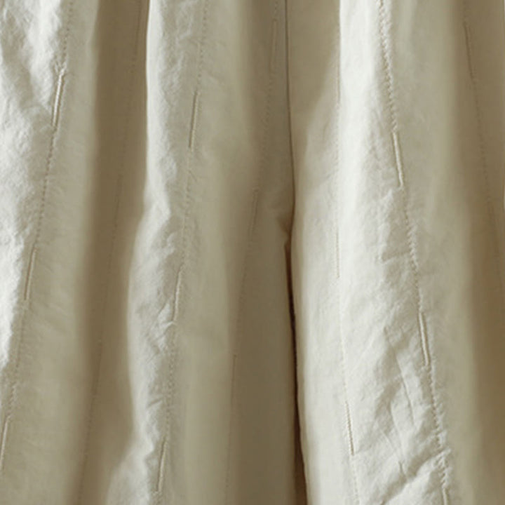 Pantalon sarouel en coton uni d'hiver Buddha Stones pour femme, longueur cheville, avec poches - image 14