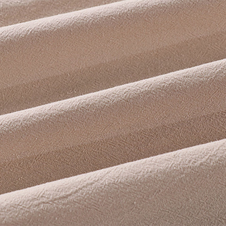 Veste kimono en coton et lin pour homme, manches longues, boutons, motif Buddha Stones, ouverte sur le devant, avec poches - image 9