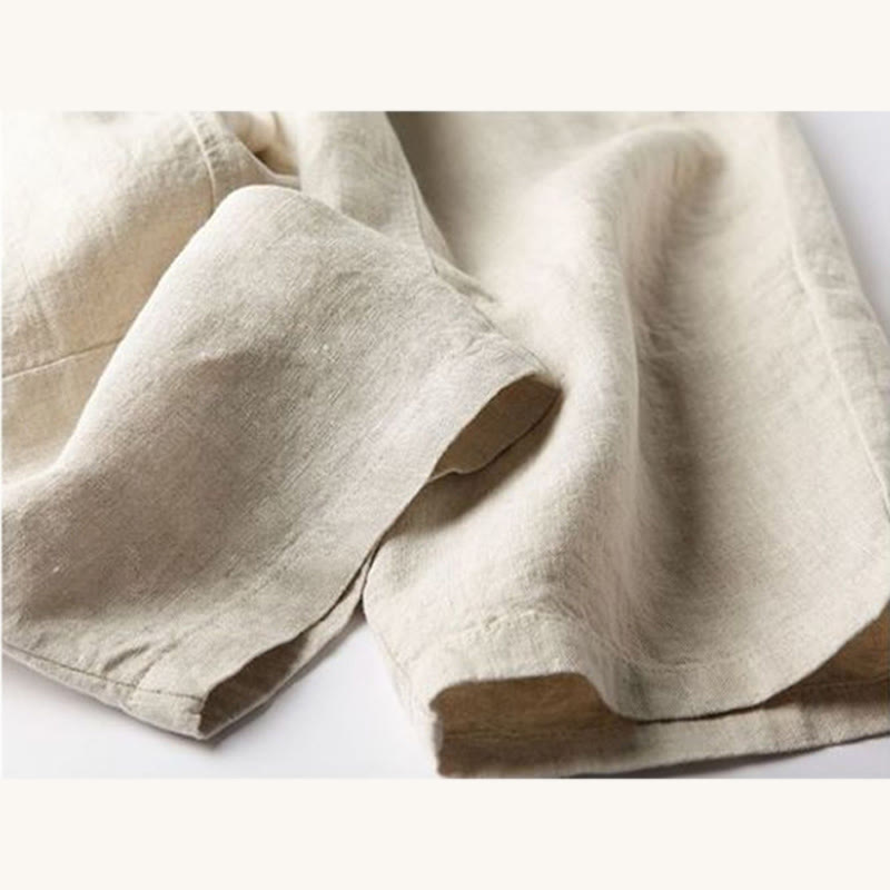 Pantalon sarouel décontracté taille haute en coton avec poches pour femme, motif Buddha Stones, longueur 7-8 - image 6