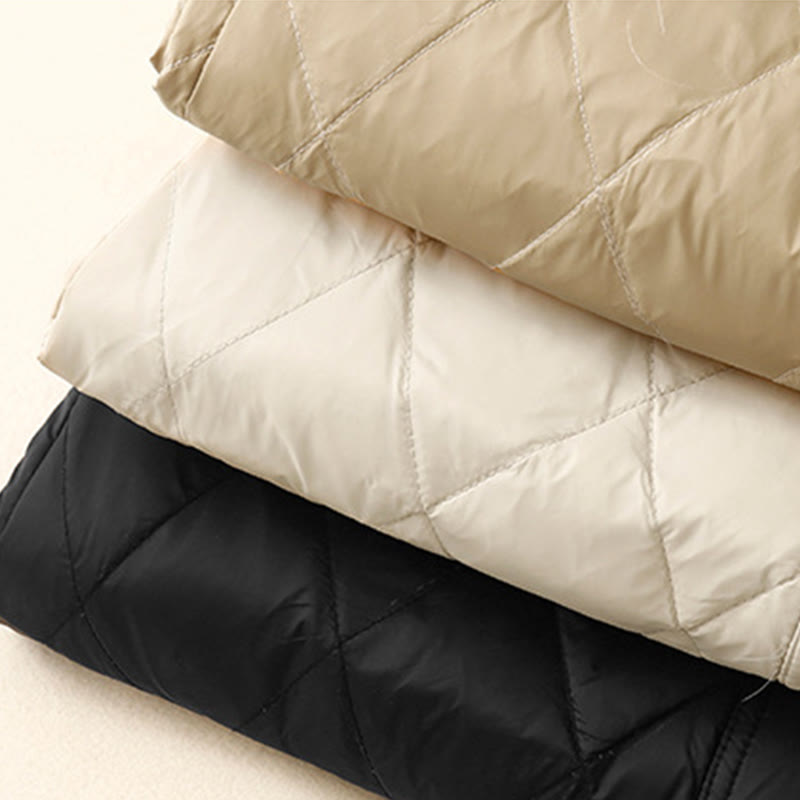 Pantalon décontracté taille haute en coton avec cordon de serrage et poches pour femme Motif Buddha Stones - image 17