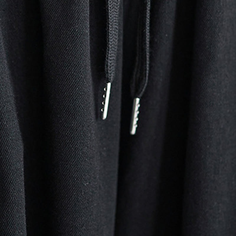 Pantalon large en coton avec poches et ouverture de jambe style rétro Buddha Stones pour femme - image 15