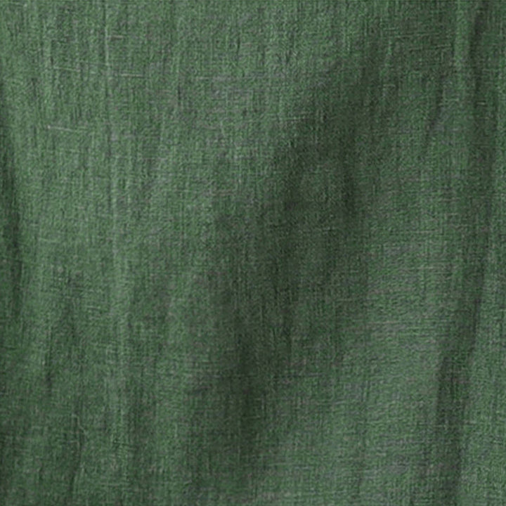 Chemise décontractée à manches longues en coton et lin pour femme avec Buddha Stones - image 7