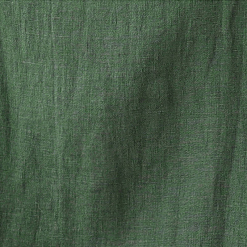 Chemise décontractée à manches longues en coton et lin pour femme avec Buddha Stones - image 6