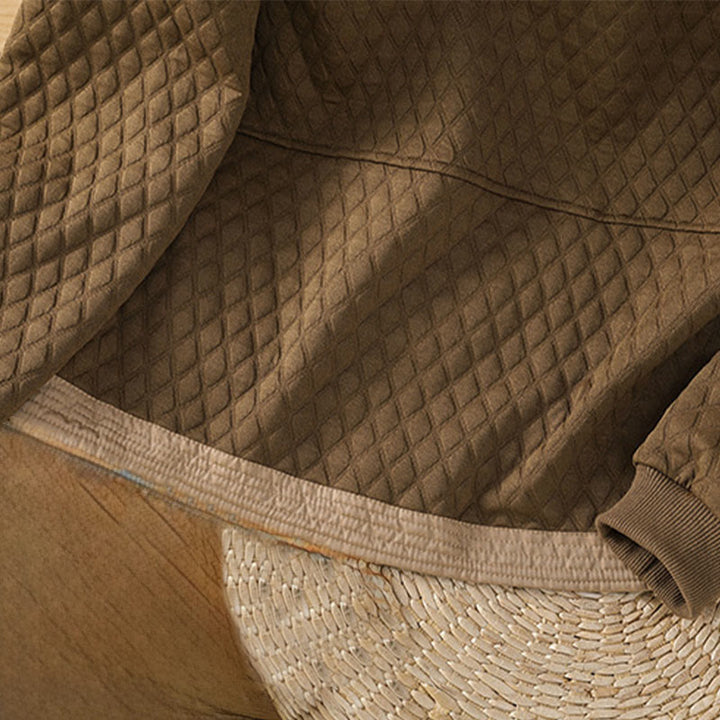 Veste à manches longues en coton uni rétro Buddha Stones pour femme avec poches - image 34