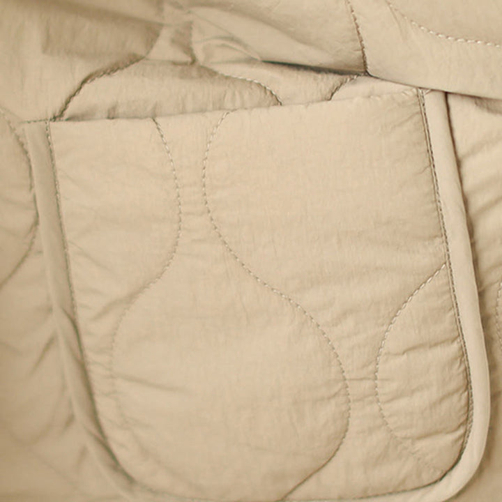 Gilet sans manches en fibre de viscose double face avec poches pour femme Motif Buddha Stones - image 7