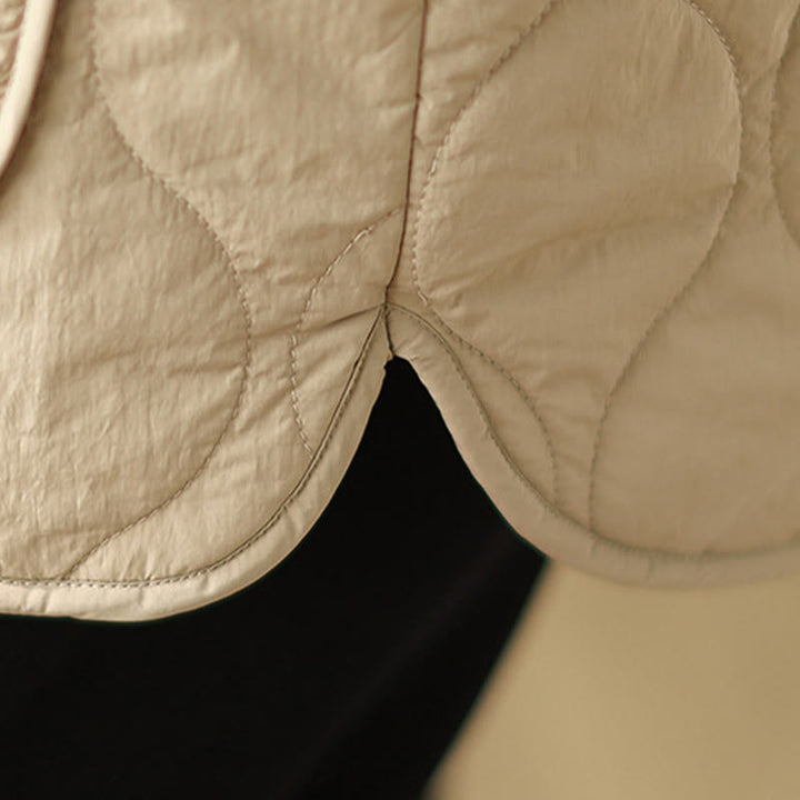 Gilet sans manches en fibre de viscose double face avec poches pour femme Motif Buddha Stones - image 8