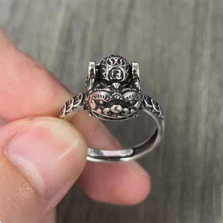 Bague rotative en cuivre avec Buddha Stones porte-bonheur FengShui PiXiu - image 5