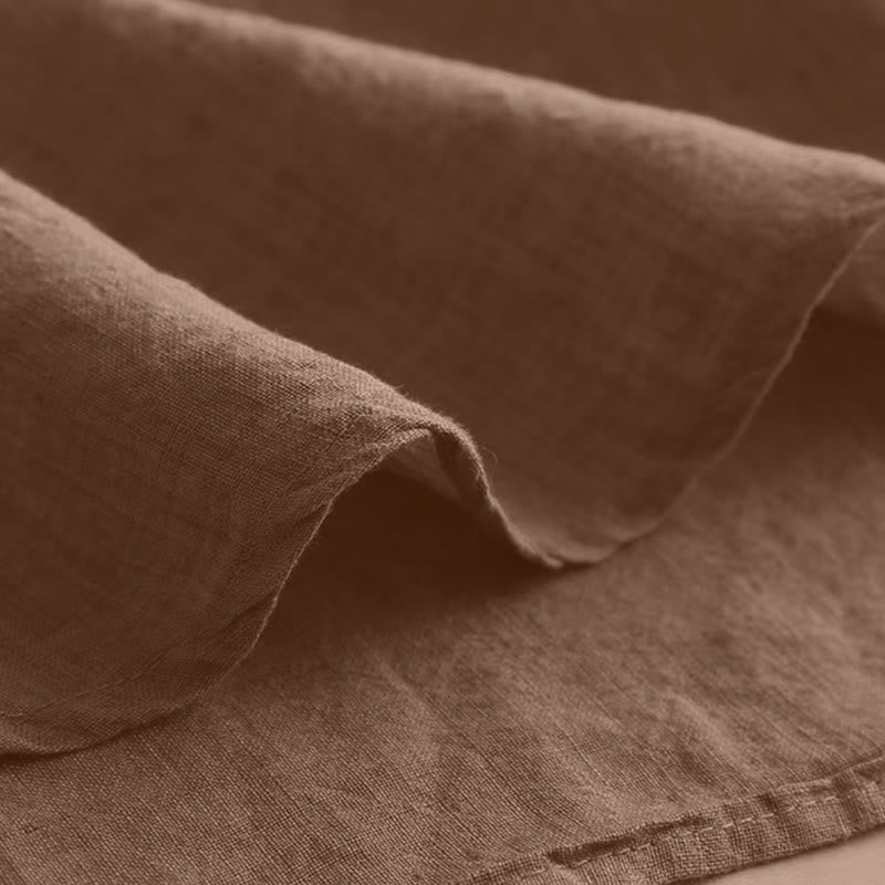 Chemise décontractée à manches trois-quarts et col rond ajouré pour femme avec Buddha Stones - image 3