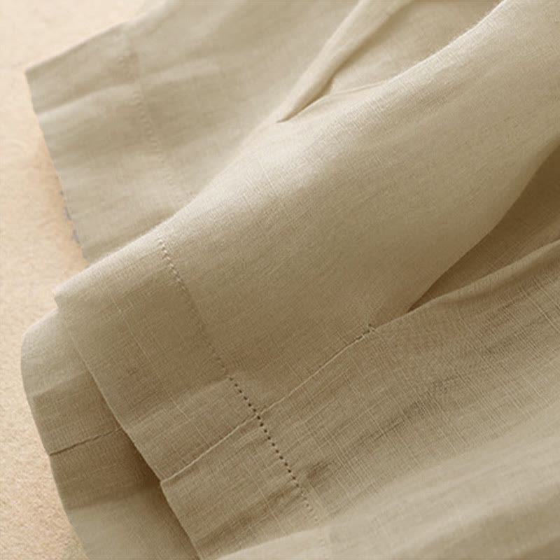 Pantalon Buddha Stones décontracté ample double épaisseur longueur 7-8 pour femme avec poches - image 22