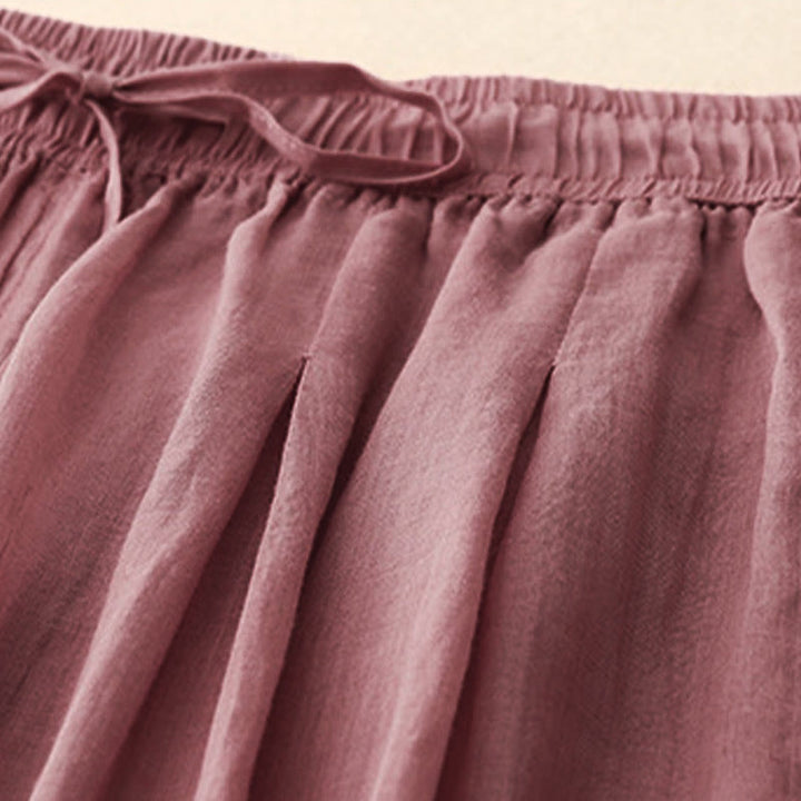 Pantalon Buddha Stones décontracté ample double épaisseur longueur 7-8 pour femme avec poches - image 20