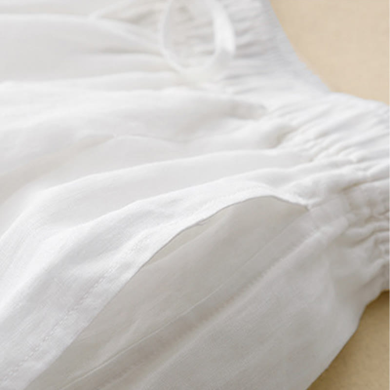 Pantalon Buddha Stones décontracté ample double épaisseur longueur 7-8 pour femme avec poches - image 12