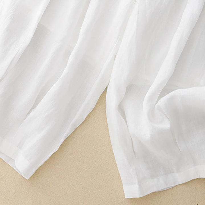 Pantalon Buddha Stones décontracté ample double épaisseur longueur 7-8 pour femme avec poches - image 13