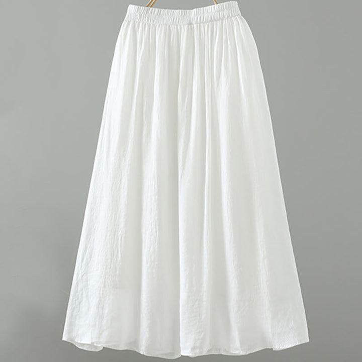 Jupe d'été rétro à pompons et poches pour femme, motif Buddha Stones - image 6