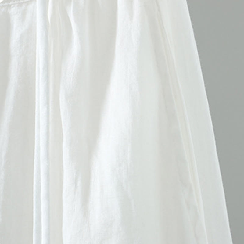 Jupe d'été rétro à pompons et poches pour femme, motif Buddha Stones - image 7