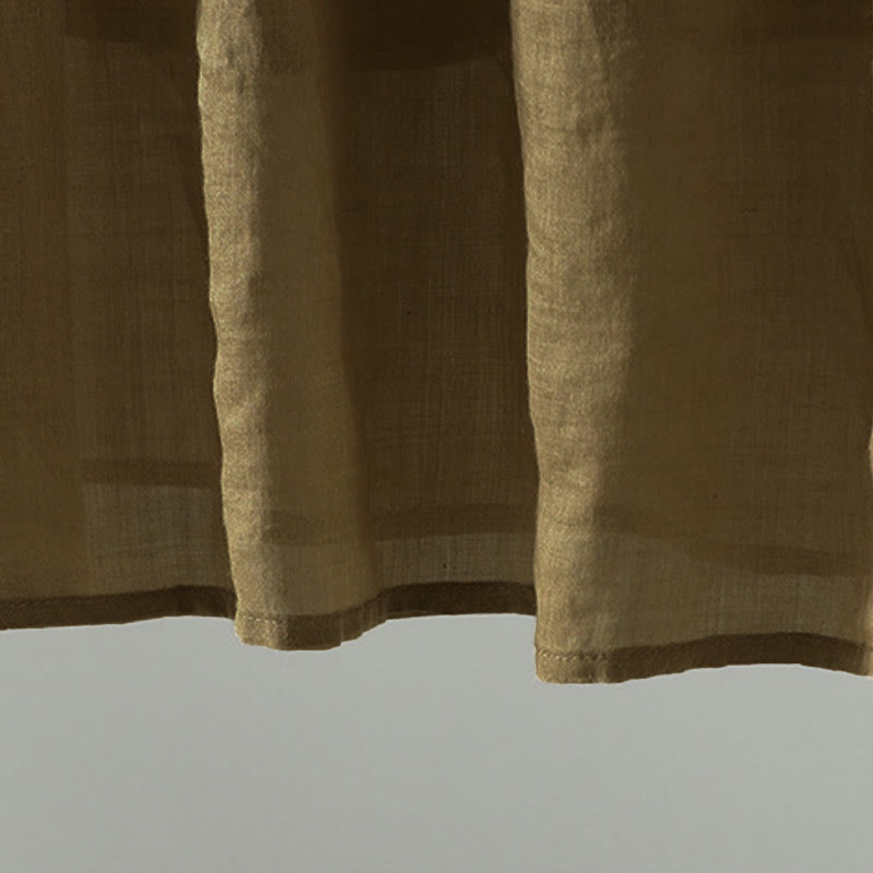 Jupe d'été rétro à pompons et poches pour femme, motif Buddha Stones - image 1