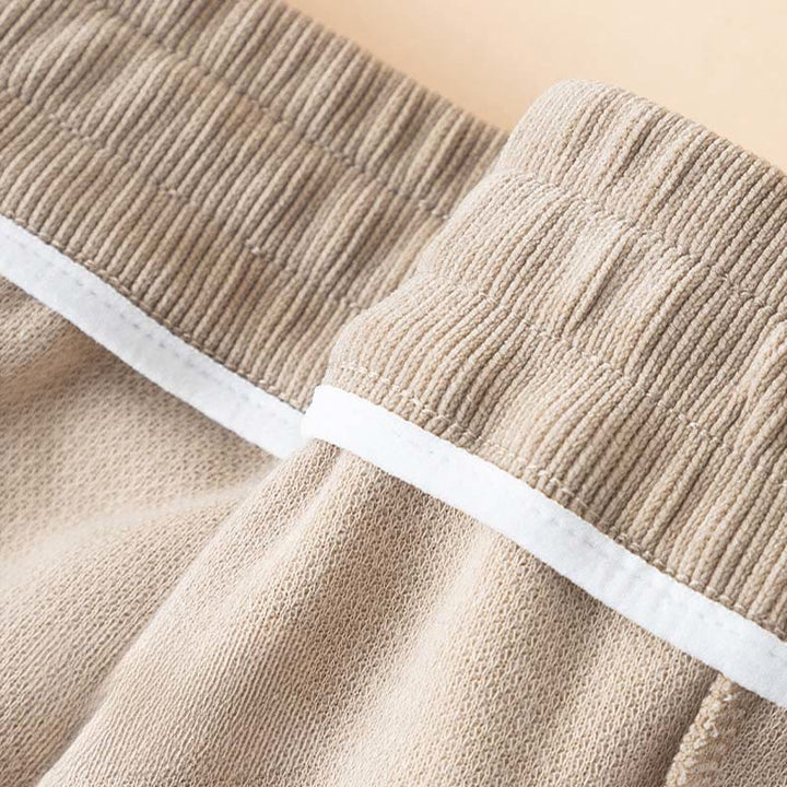 Pantalon large en coton avec poches pour femme Buddha Stones, couleur unie, automne - image 13