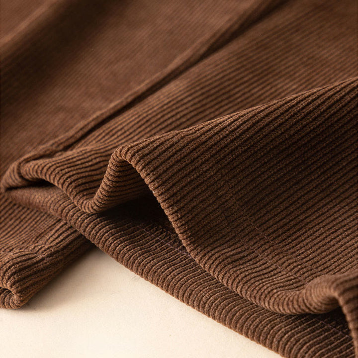 Pantalon large en coton avec poches pour femme Buddha Stones, couleur unie, automne - image 8