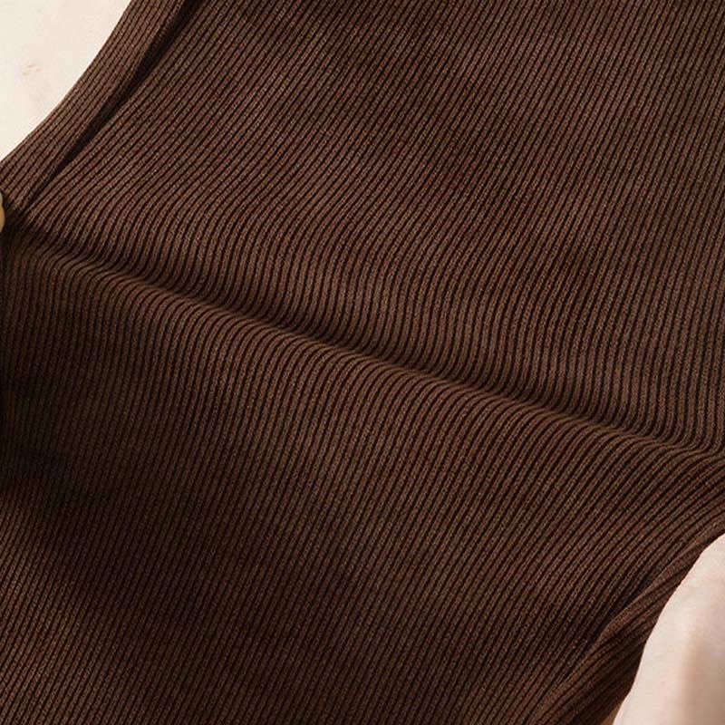 Pantalon large en coton avec poches pour femme Buddha Stones, couleur unie, automne - image 9