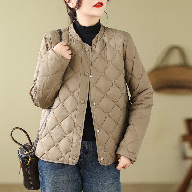 Veste thermique en coton matelassée à manches longues et poches pour femme Buddha Stones - Tanné - US8-10，UK/AU12-14，EU40-42 (2XL) - image 0